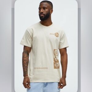 Sinner at Heart Graphic T-Shirt - beige